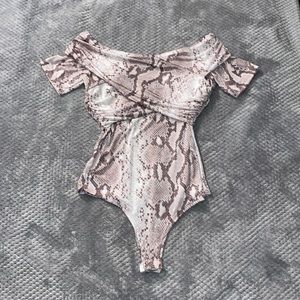 Fashion Nova Body Suit Purple Size Medium